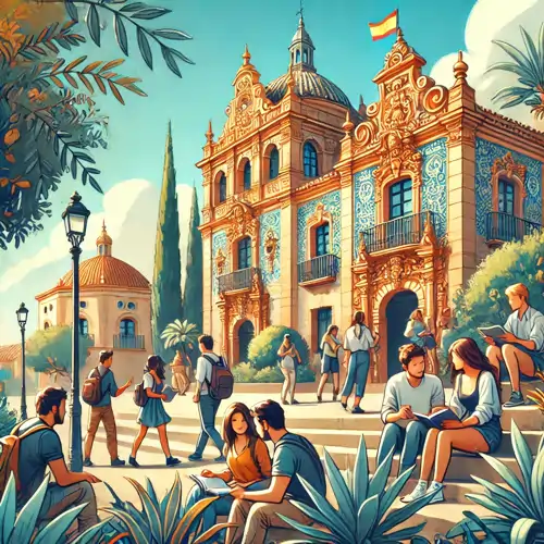 Lära sig spanska i Spanien.